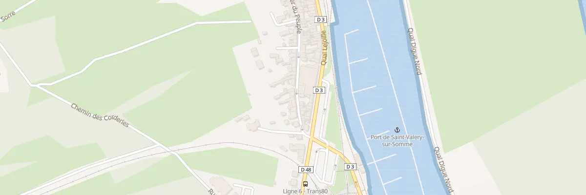 Plan du 252B Rue Anguier du Peuple à Saint-Valery-sur-Somme