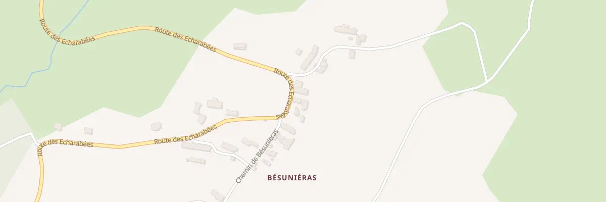 Plan du 5645 Bésuniéras à Châteauneuf-la-Forêt