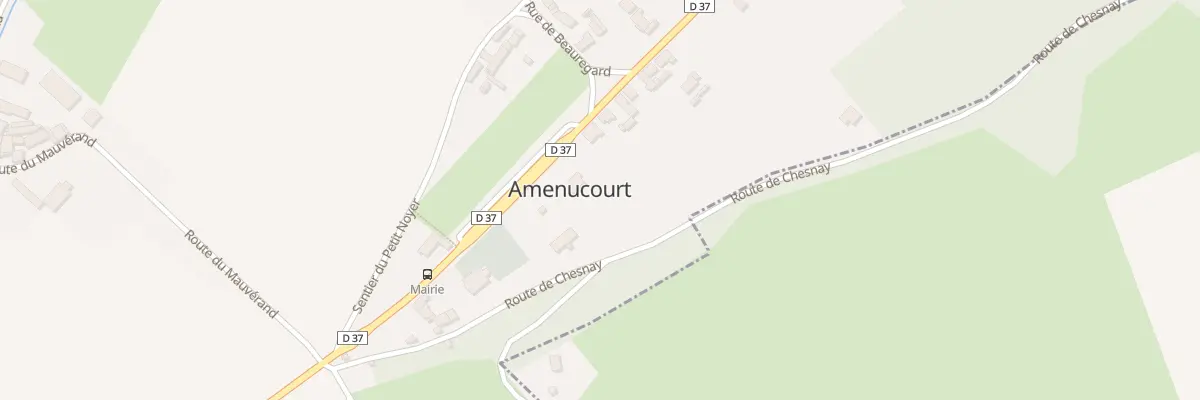 Plan du 6 Rte de Saint Leger à Amenucourt