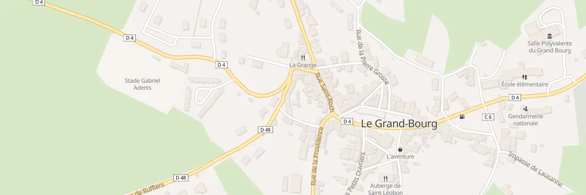 Plan du 6 Rue des Ruffiers au Grand-Bourg