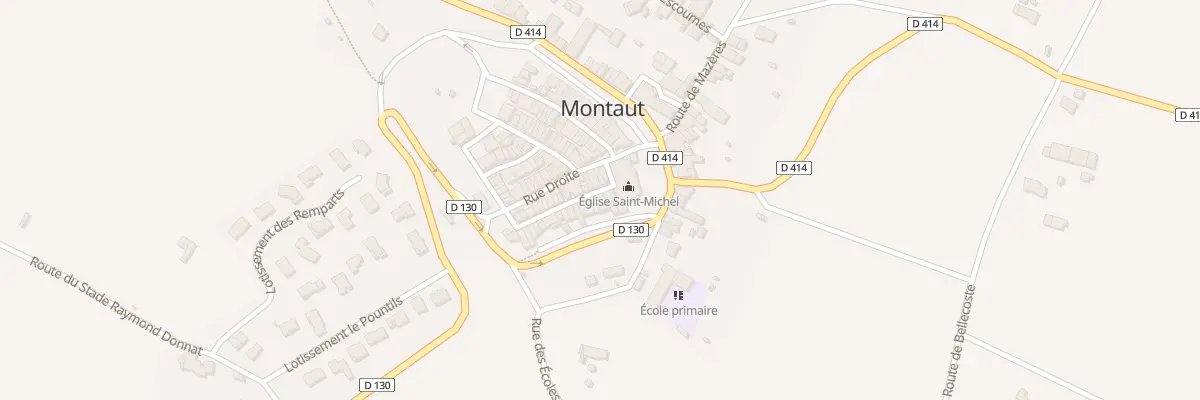 Plan du 5 Rue Cadaoucou à Montaut