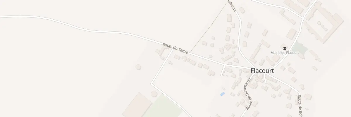 Plan du 19 Rte du Tertre à Flacourt