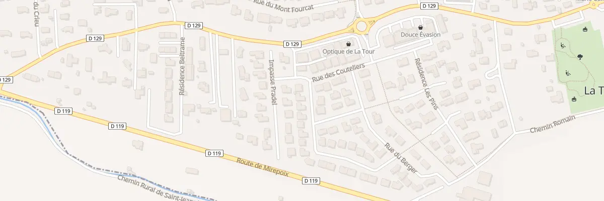 Plan du 4 Rue des Couteliers à La Tour-du-Crieu