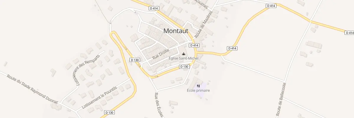 Plan du 3 Rue Cadaoucou à Montaut