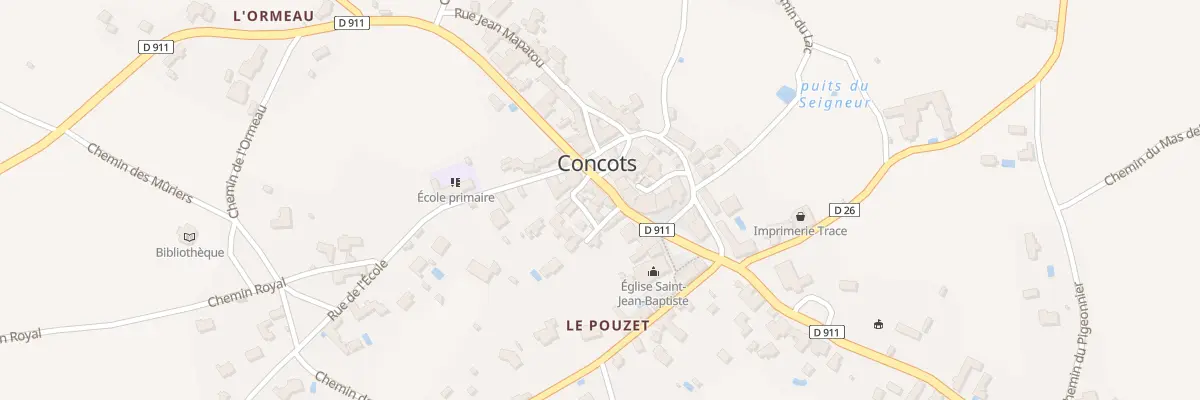 Plan du 5251F Le Bourg à Concots