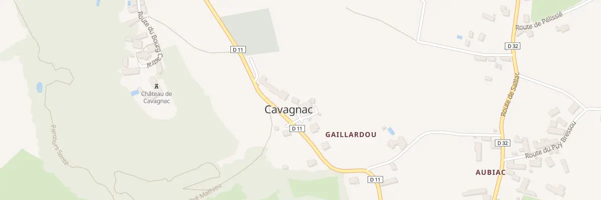 Plan du 5184 Peyrac à Cavagnac