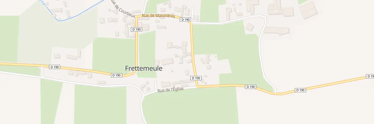 Plan du 1 Rue de Maisnières à Frettemeule