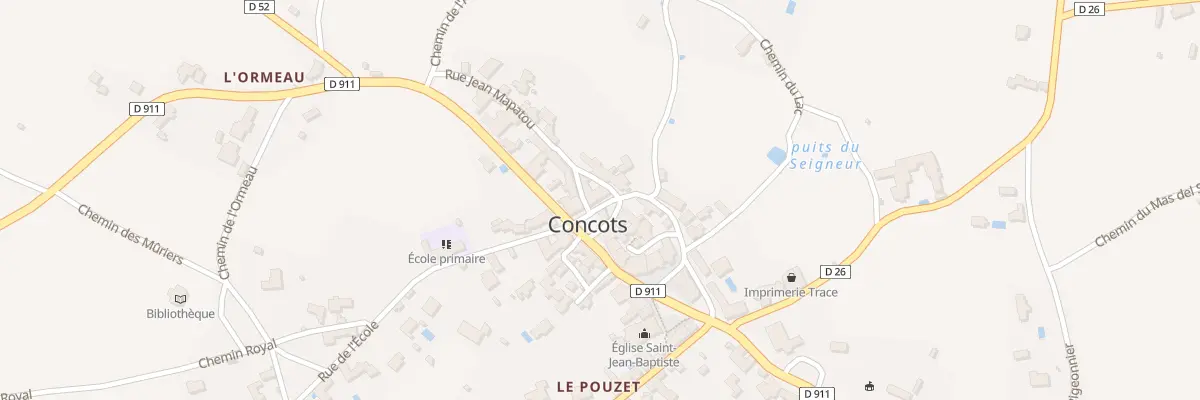Plan du 6246D Le Bourg à Concots
