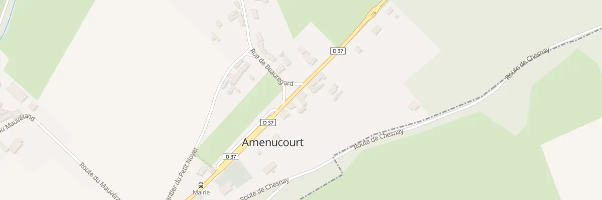Plan du 10 Rte de Saint Leger à Amenucourt