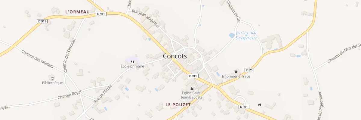 Plan du 56 Rte du Quercy à Concots
