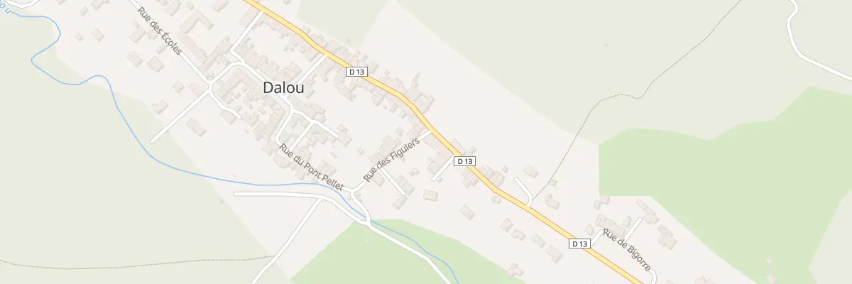 Plan du 1 Rue des Figuiers à Dalou