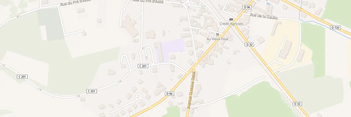 Plan du 5340F Le Bourg Sud au Vignon-en-Quercy