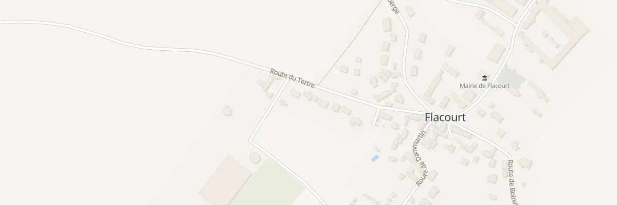 Plan du 17 Rte du Tertre à Flacourt