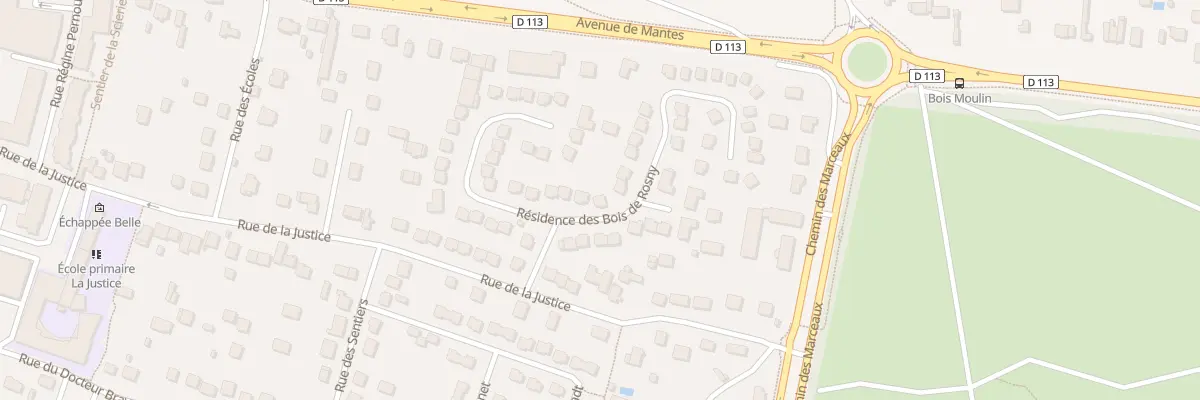 Plan du 29 Rue des Bois de Rosny à Rosny-sur-Seine