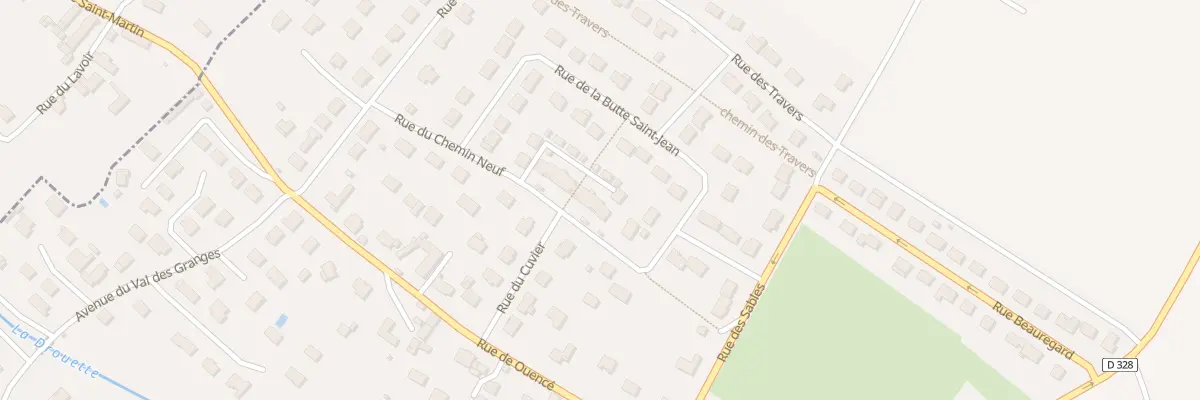 Plan du 3 Rue du Chemin Neuf à Hanches