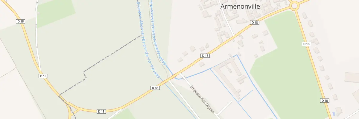Plan du 1 Rue de l’Eglise à Bailleau-Armenonville