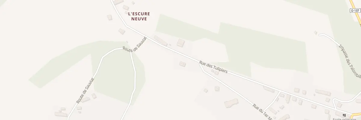 Plan du 5433 L’Escure Neuve à Meilhards