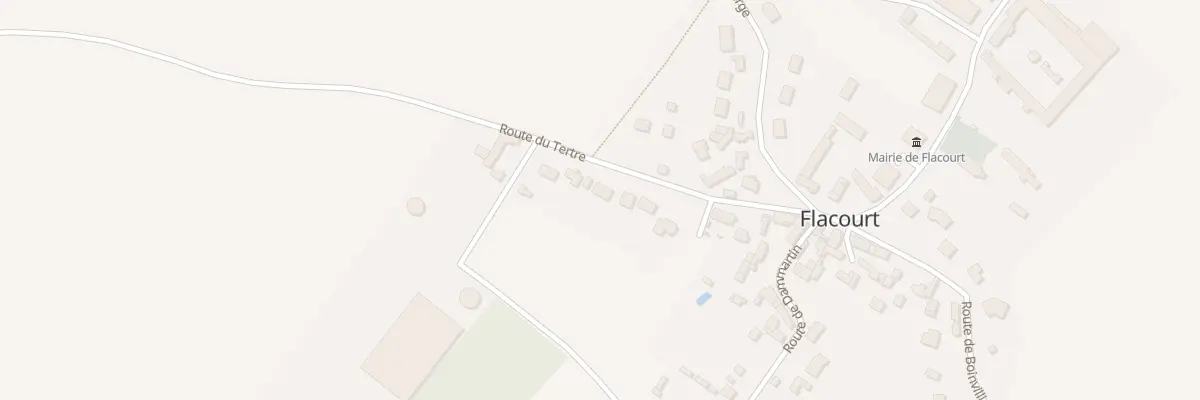 Plan du 15 Rte du Tertre à Flacourt