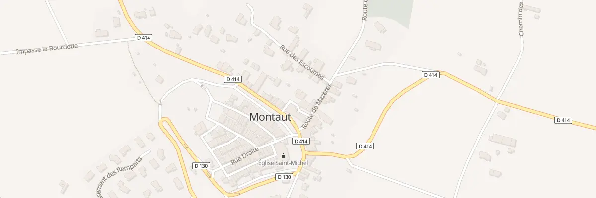 Plan du 6 Qua St Louis à Montaut