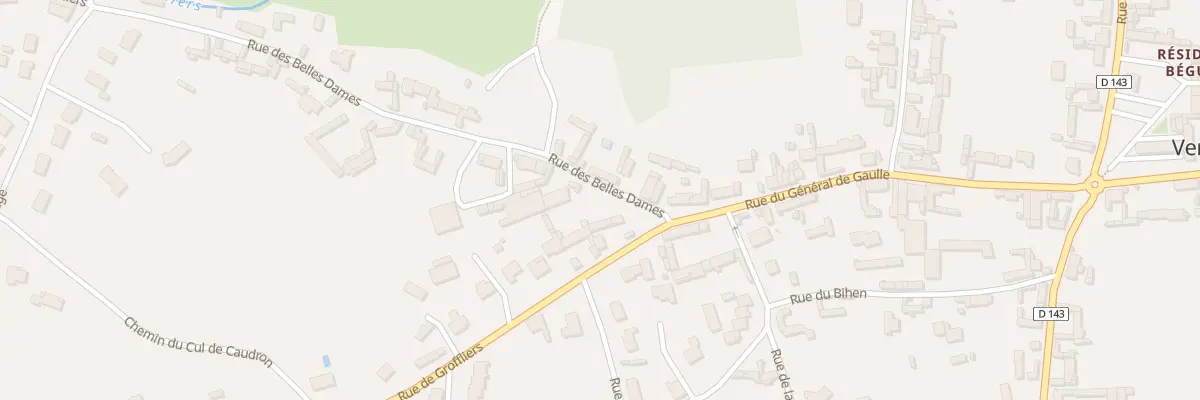 Plan du 3 Rue des Belles Dames à Verton
