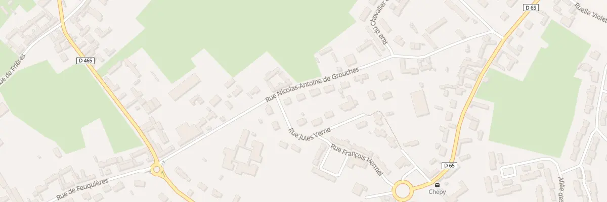 Plan du 244 Rue Nicolas Antoine de Grouche à Chépy