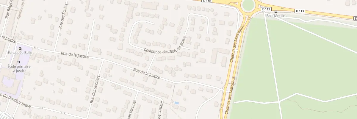 Plan du 46 Rue des Bois de Rosny à Rosny-sur-Seine