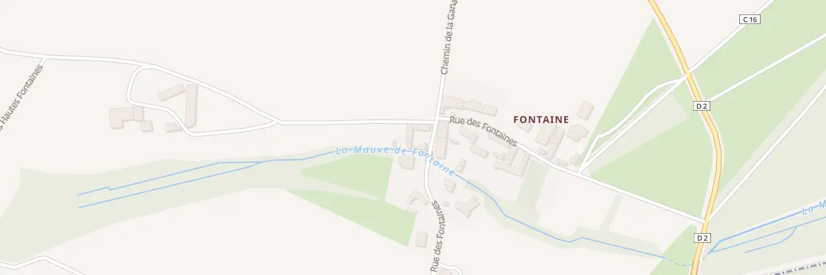 Plan du 358 Rue des Fontaines à Baccon