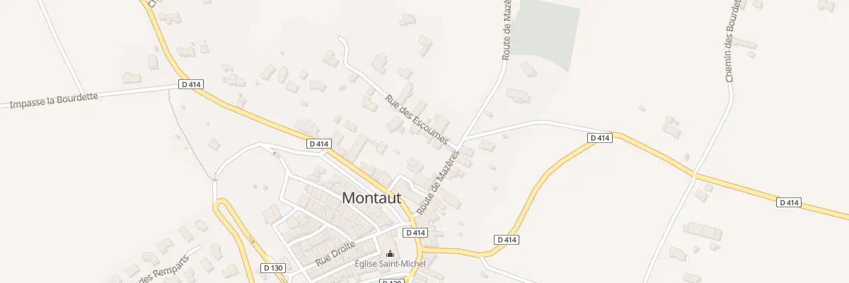 Plan de Che des Escoumes à Montaut