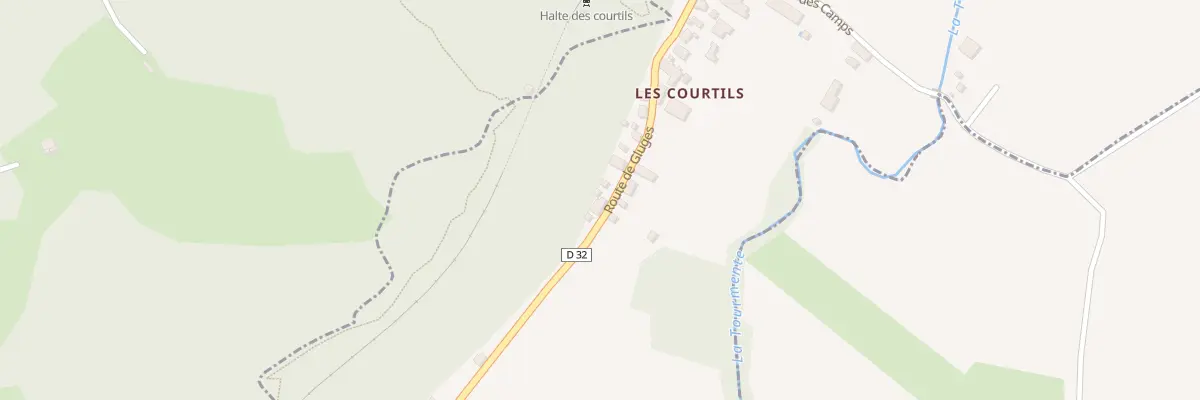 Plan du 2520 Rte de Gluges à Saint-Denis-lès-Martel