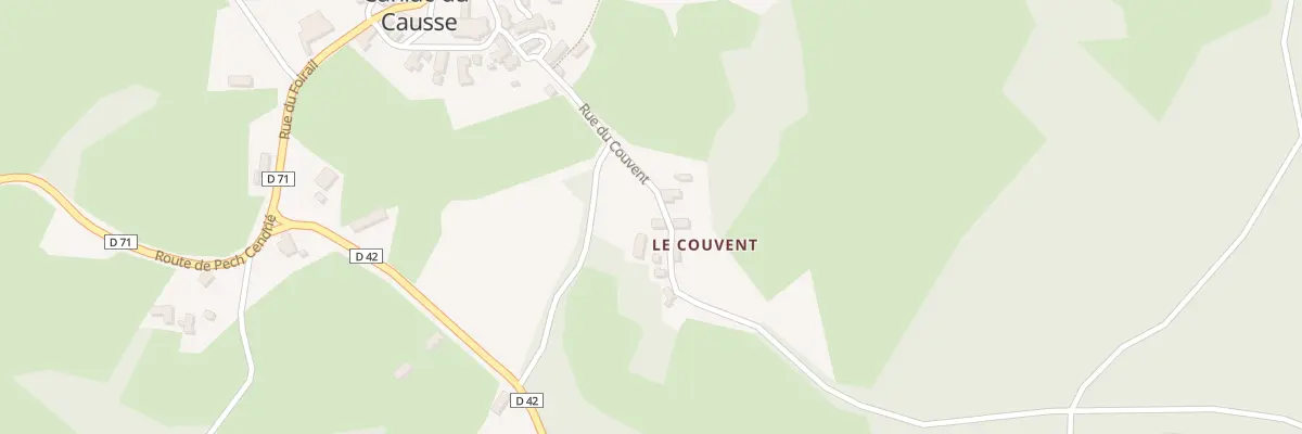 Plan du 5060 Le Couvent à Caniac-du-Causse