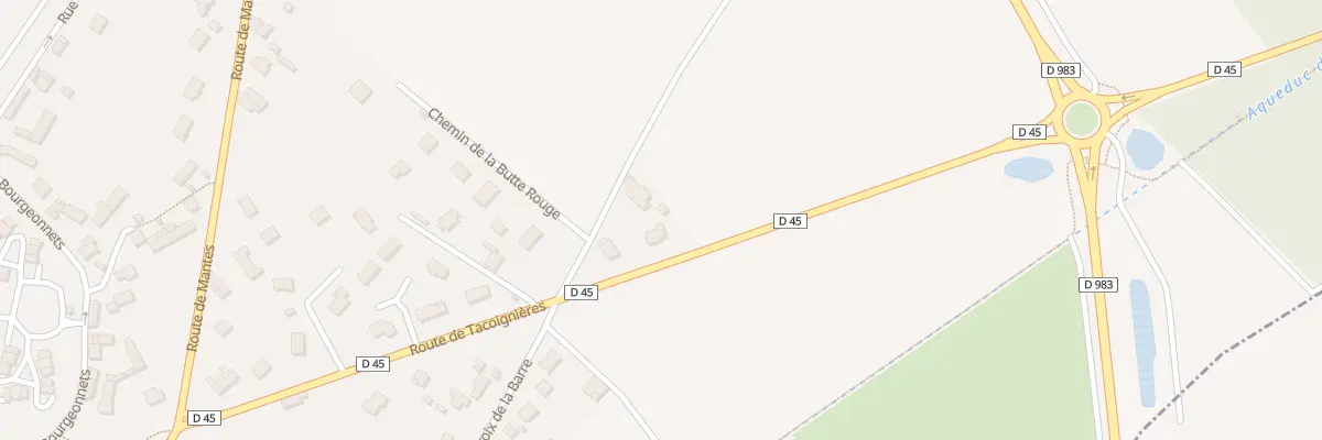 Plan du 29 Rte de Tacoignières à Richebourg