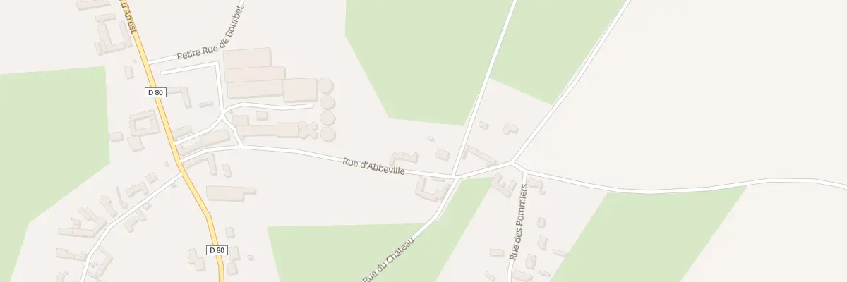 Plan du 3 Rue d’Abbeville à Franleu