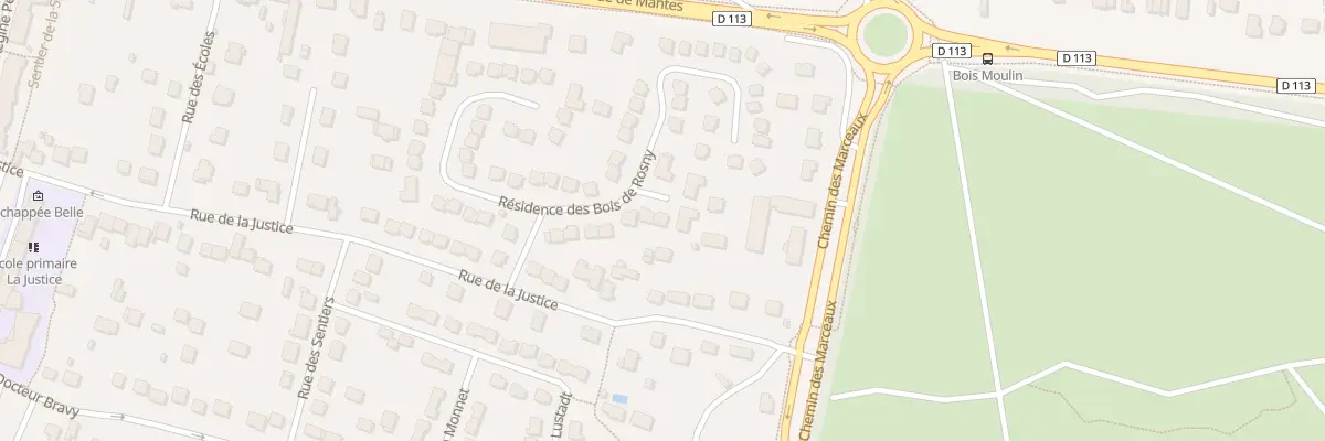 Plan du 50 Rue des Bois de Rosny à Rosny-sur-Seine