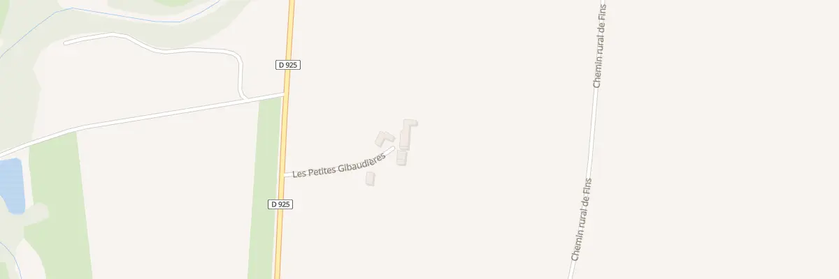 Plan du 9001 Les Petites Gibaudieres à Beaugency