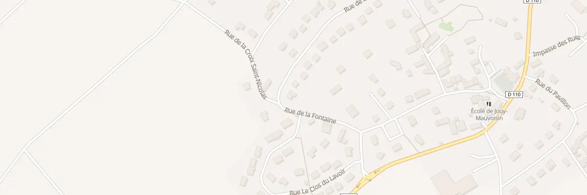 Plan du 83 Rue de la Vallée à Jouy-Mauvoisin
