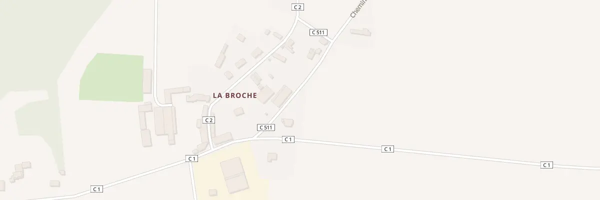 Plan du 756 La Broche à Étrépagny