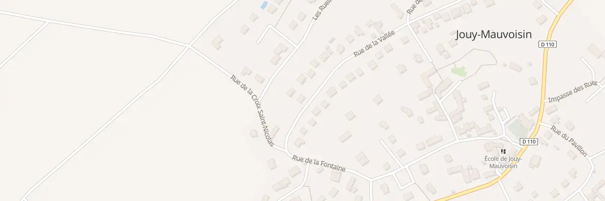 Plan du 62 Rue de la Vallée à Jouy-Mauvoisin