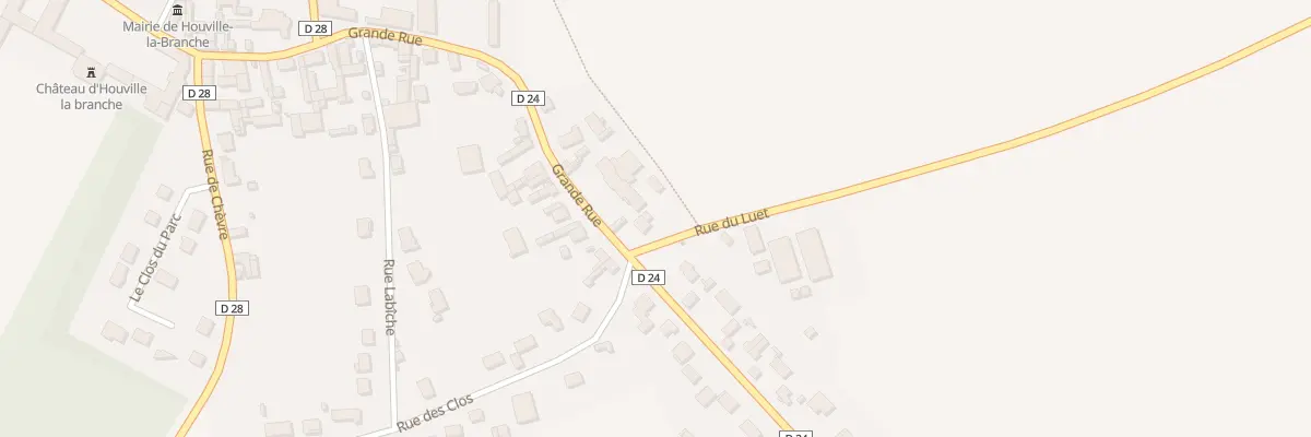 Plan du 21 Rue Grande Rue à Houville-la-Branche