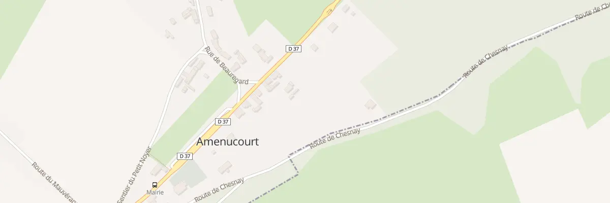 Plan du 16 Rte de Saint Leger à Amenucourt
