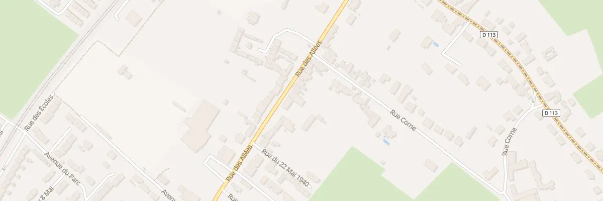 Plan du 110 Rue des Allées à Neufchâtel-Hardelot