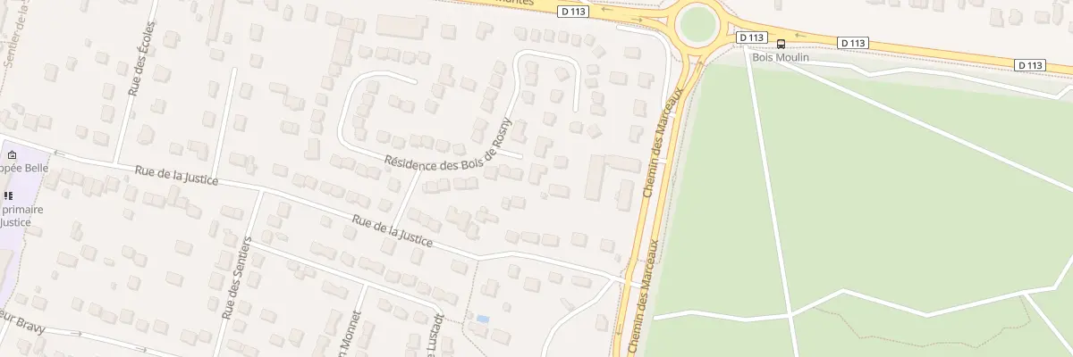Plan du 52 Rue des Bois de Rosny à Rosny-sur-Seine