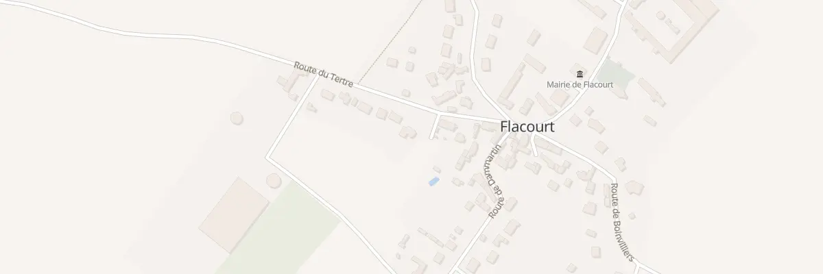 Plan du 7 Rte du Tertre à Flacourt