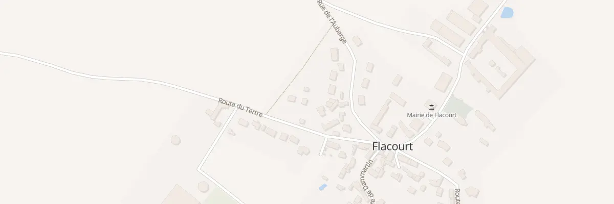 Plan du 8 Rte du Tertre à Flacourt
