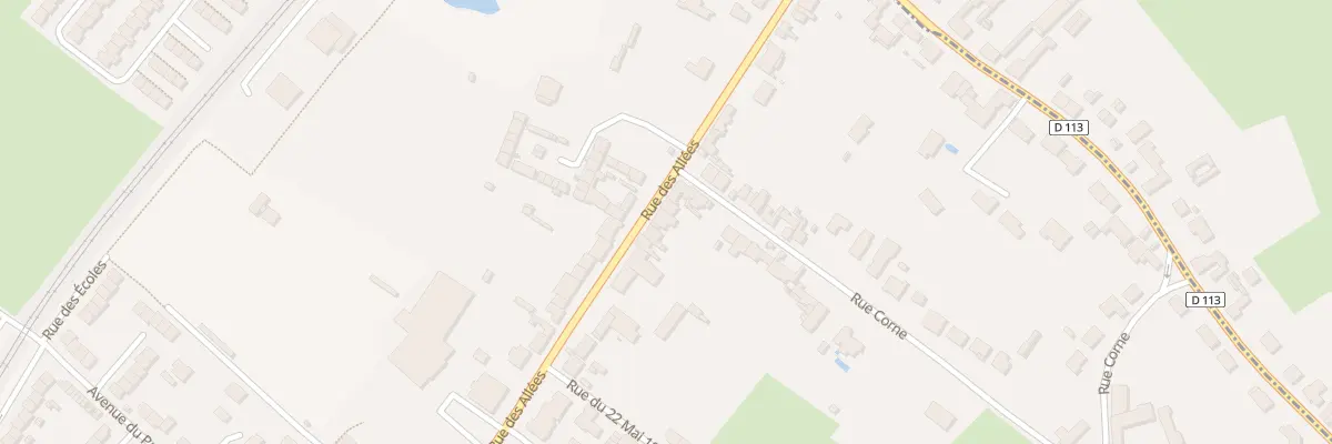 Plan du 116 Rue des Allées à Neufchâtel-Hardelot
