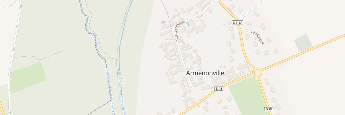 Plan du 13 Rue du Village à Bailleau-Armenonville