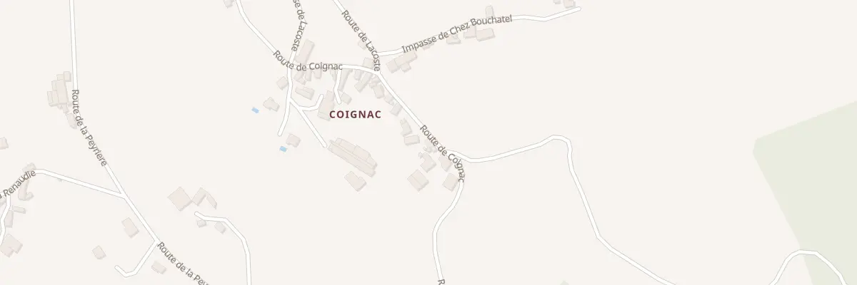 Plan du 730 Rte De Coignac à Dampniat