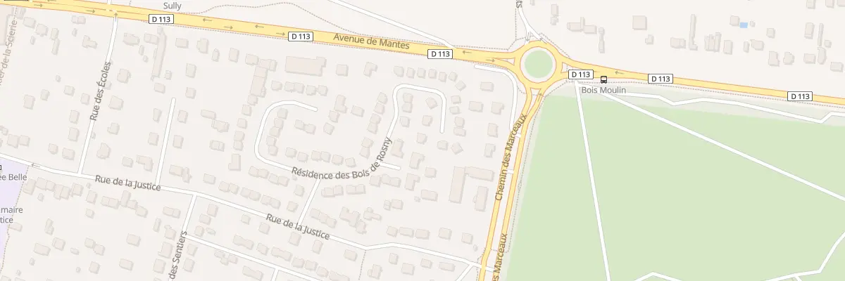 Plan du 70 Rue des Bois de Rosny à Rosny-sur-Seine
