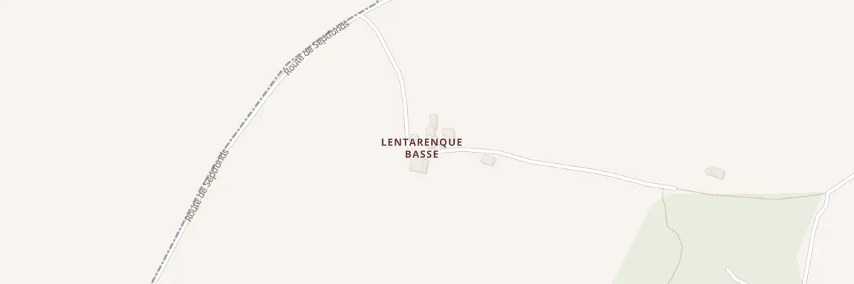 Plan du 5081 Lentarenque Basse à Lavaurette