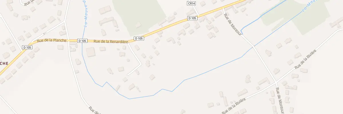 Plan du 238 Rue de la Renardière à Baccon