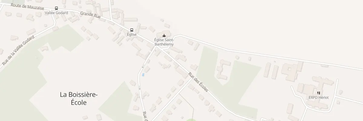 Plan du 28 Rue des Ecoles à La Boissière-École